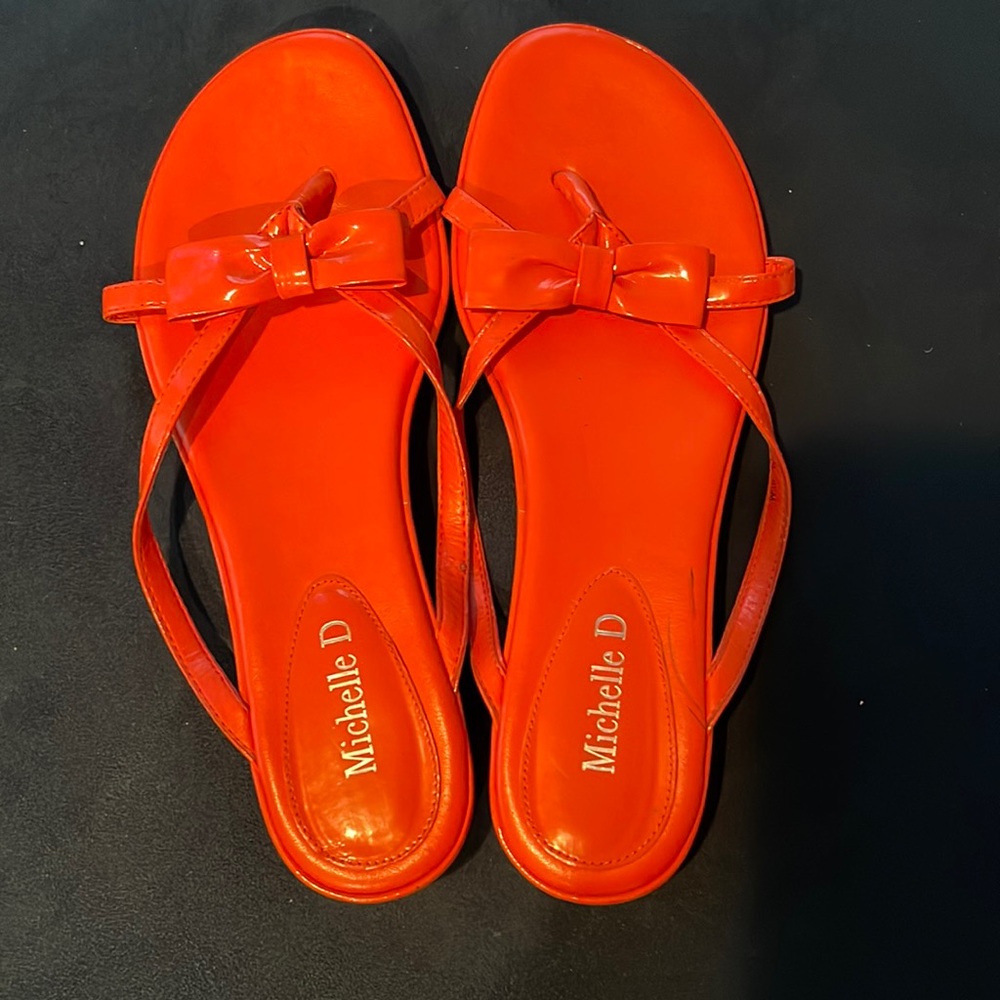 Michelle D orange patent Lester slides